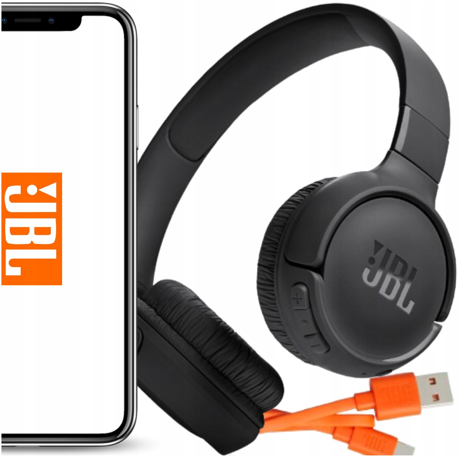Sluchátka Do Uší Jbl Tune 510BT Černá Bezdrátová Sluchátka Černá Tws Sluchátka