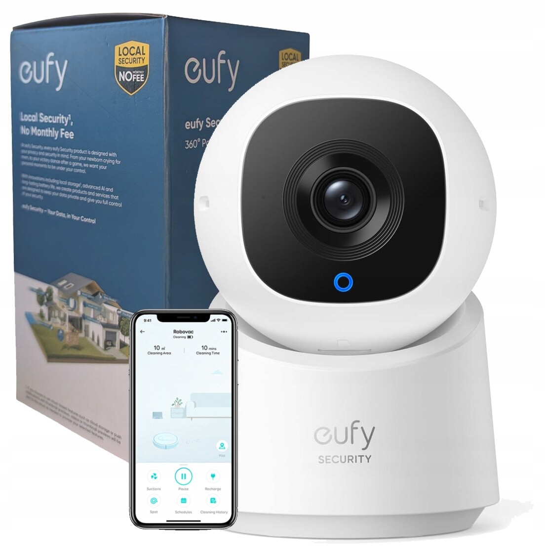 Vnitřní Ip Kamera Eufy Indoor Cam C220 360° Wi-fi 2K S Detekcí Pohybu