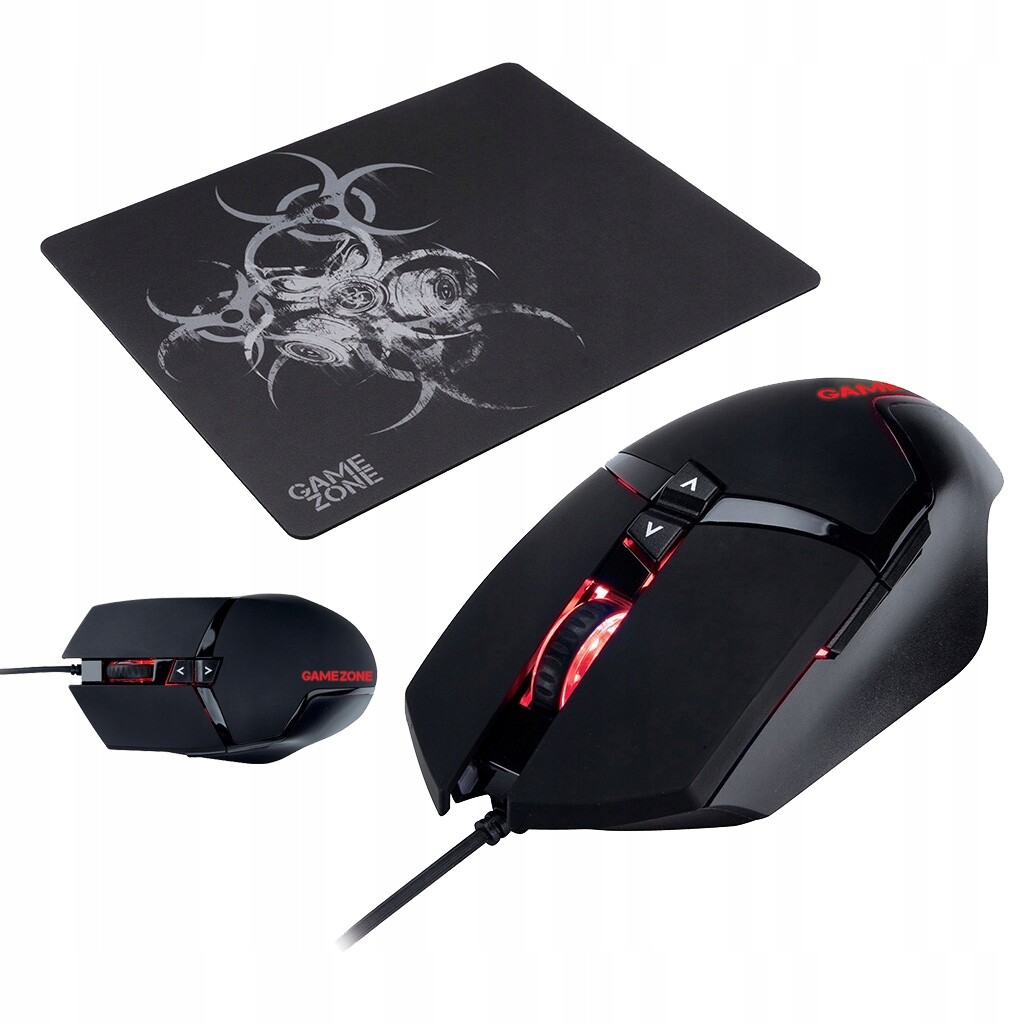 Drátová myš Tracer Siege s podložkou