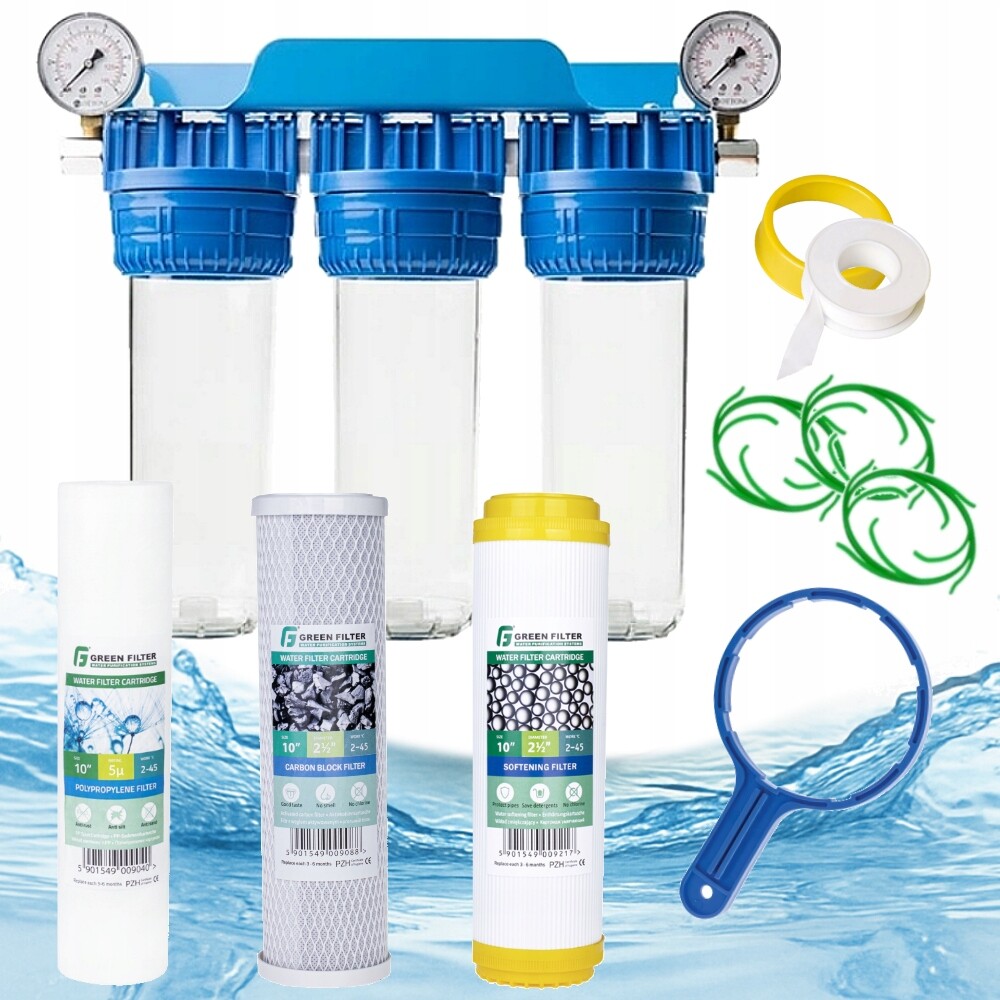 Vodní filtr pro celý dům, trubkový systém 1