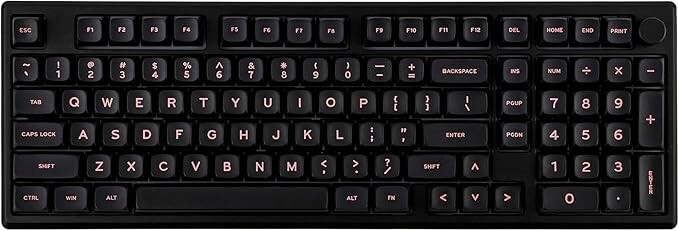 Epomaker Galaxy100 Qmk/via 96% mechanický hliníkový lineární přepínač Wisteria