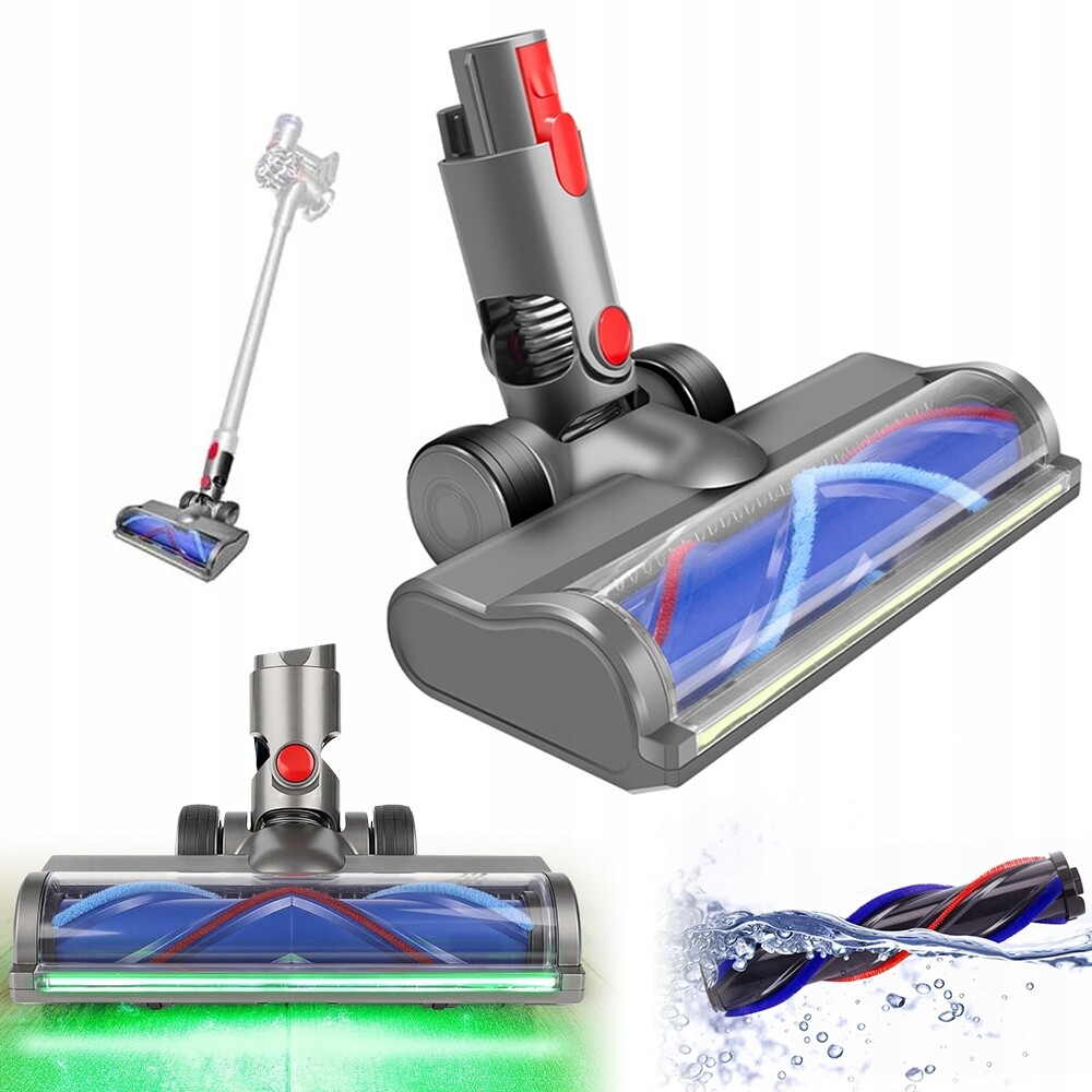 Podlahový kartáč s lampou pro Dyson V7 V8 V10 V11 V15