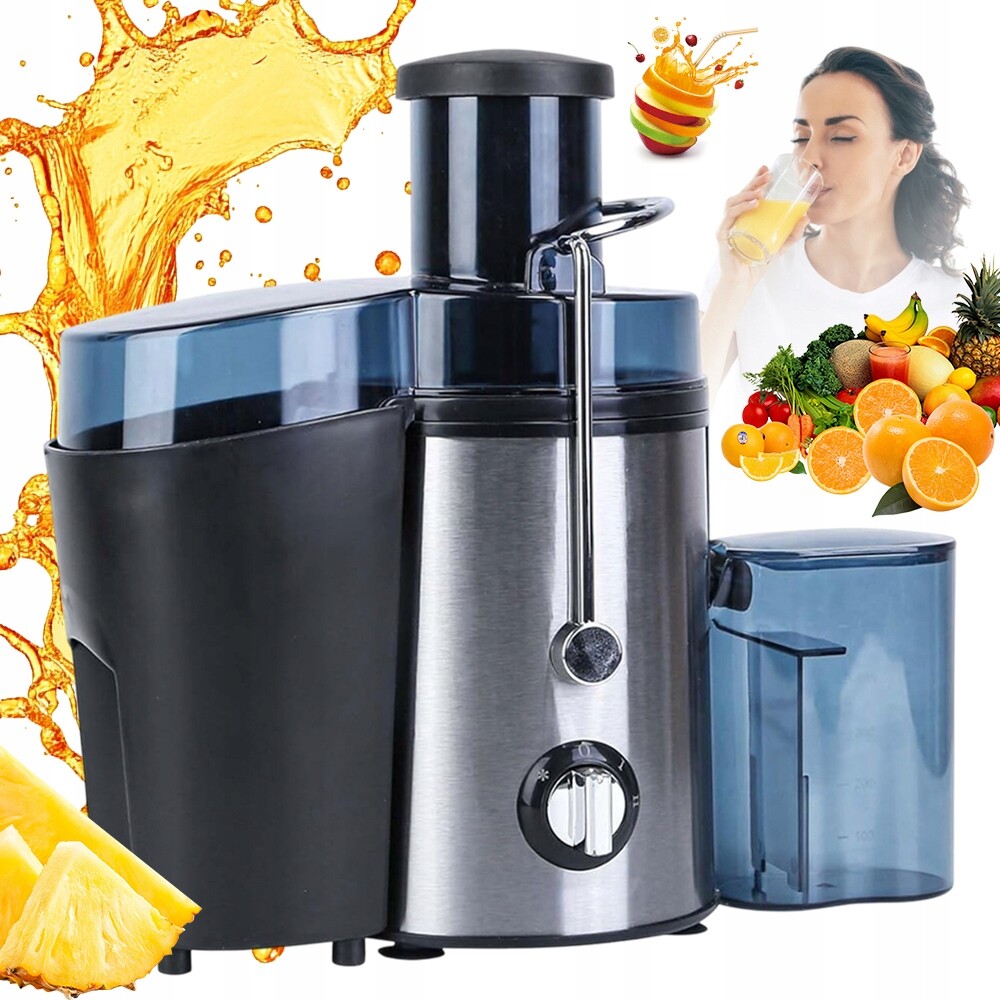 Elektrický Odšťavňovač 1000W 500ml Ideální Pro Pomeranče, rychlé odšťavňování