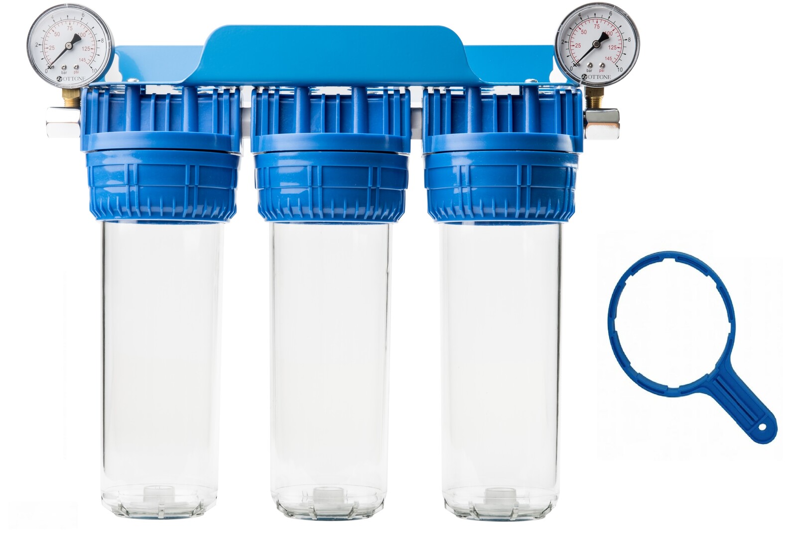 Kryt filtru, těleso pro 3-stupňový systém 1