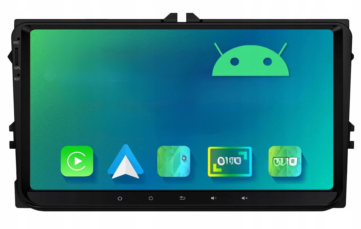 Rádio Android Auto CarPlay Škoda Seat Vw Golf Polo 9