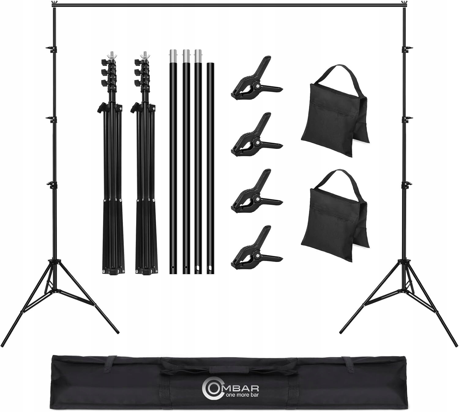 Ombar LN-B003 Stativ pro fotografické pozadí 2,6 x 3M, držák na pozadí