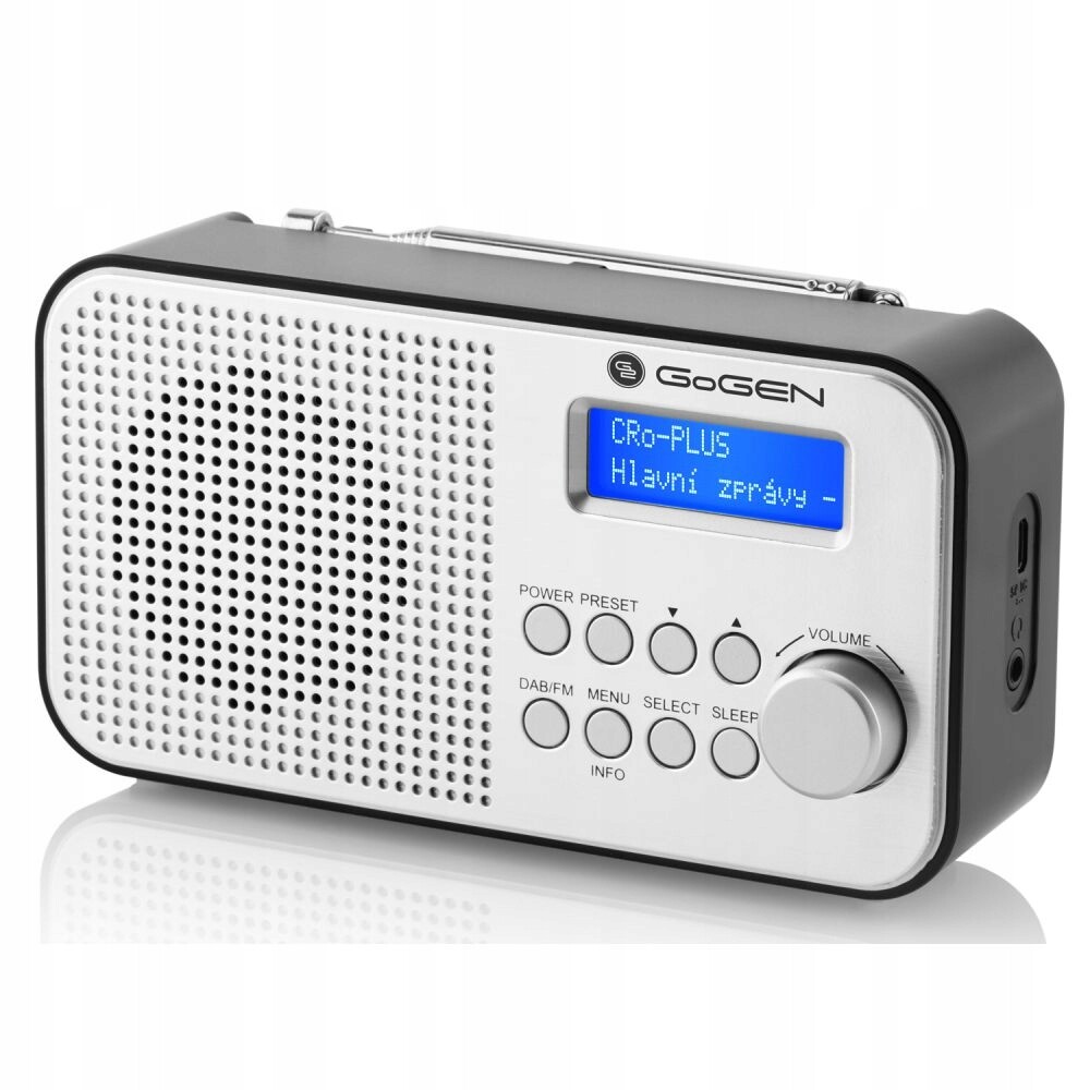 Síťové a bateriové rádio Dab+, Fm Gogen 300