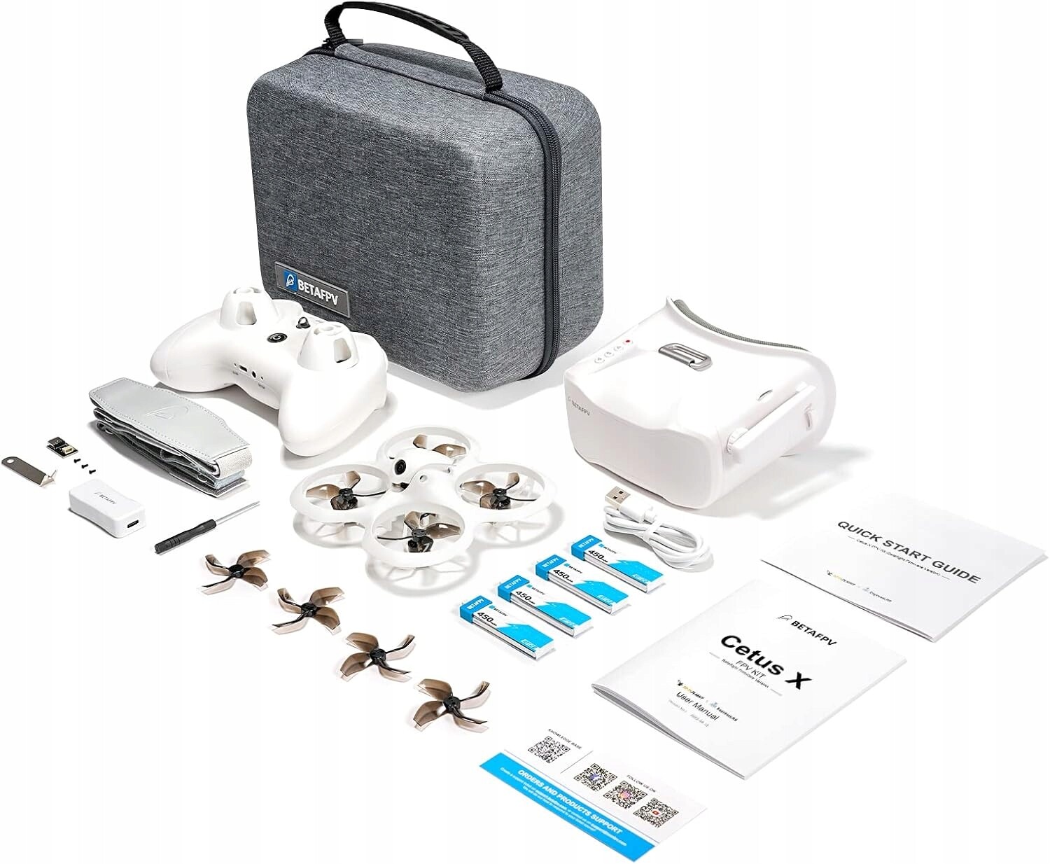 Betafpv Betaflight Elrs Cetus X Fpv Dron s 3 vysílači Vr brýle Set