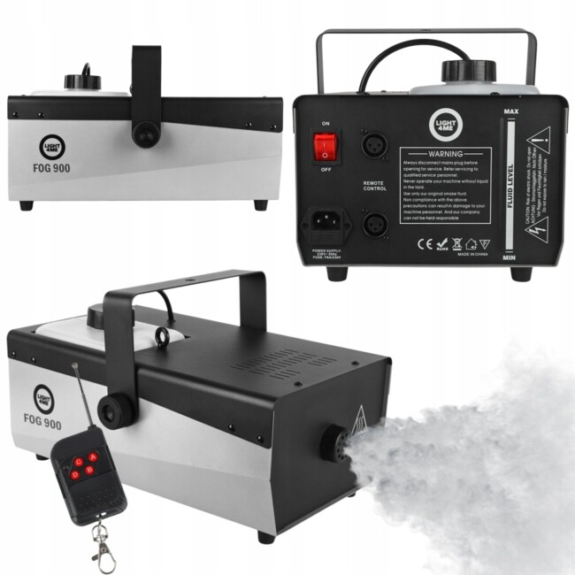 Vyvíječ kouře Light4Me Fog 900 V2 0,9 l 900 W