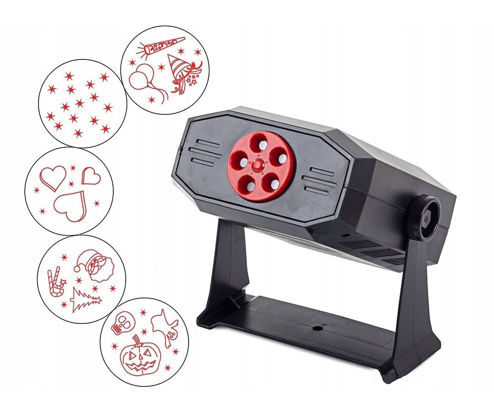 #884 Laserový Projektor Stroboskop Laser Disco