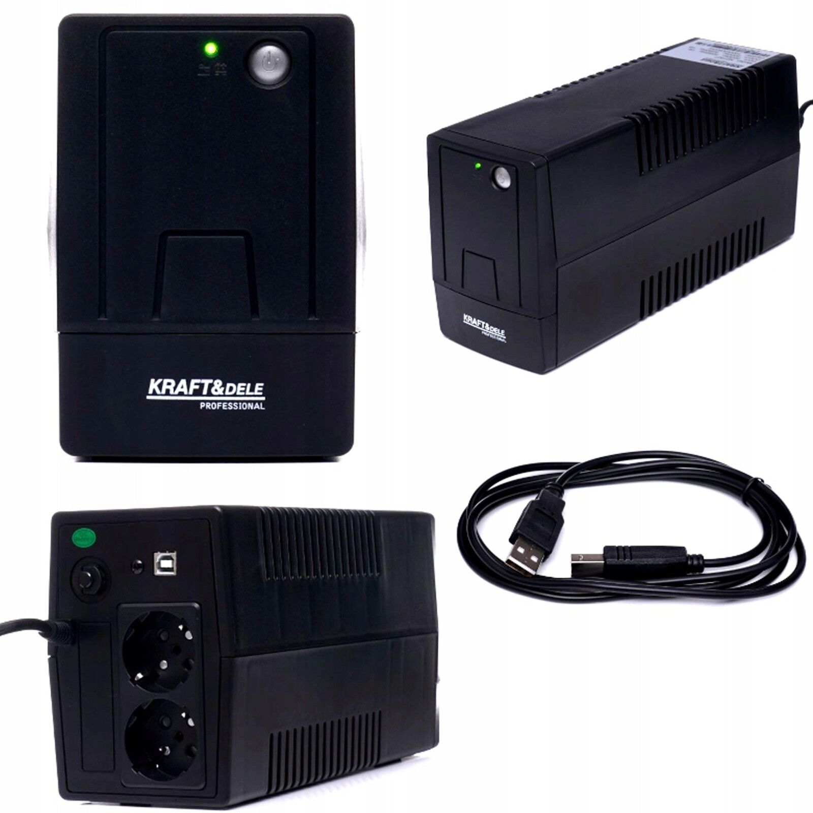 Záložní zdroj Kraft&Dele Ups 1000VA Led