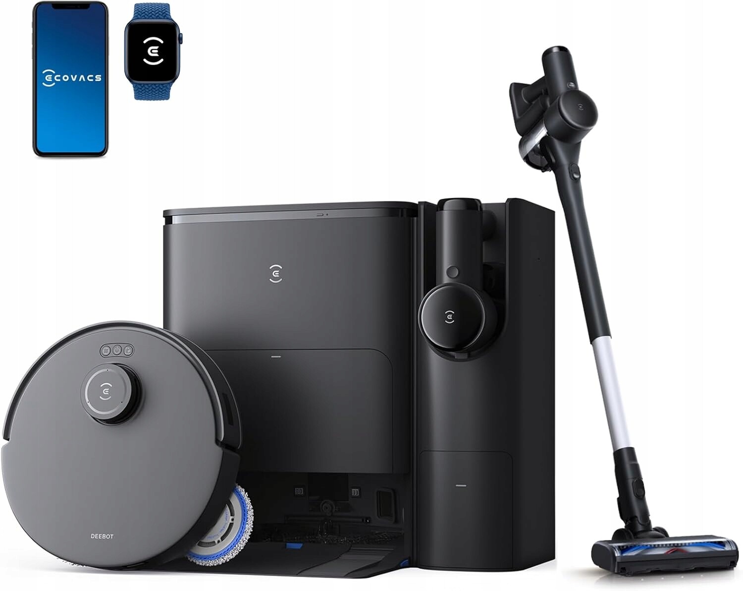 Sada Ecovacs Deebot T30S Combo Complete uklízecí robot a vysavač