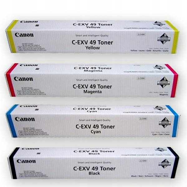 Sada 4 x Canon C-EXV49 8525B002 8526B002 8527B002 8524B002