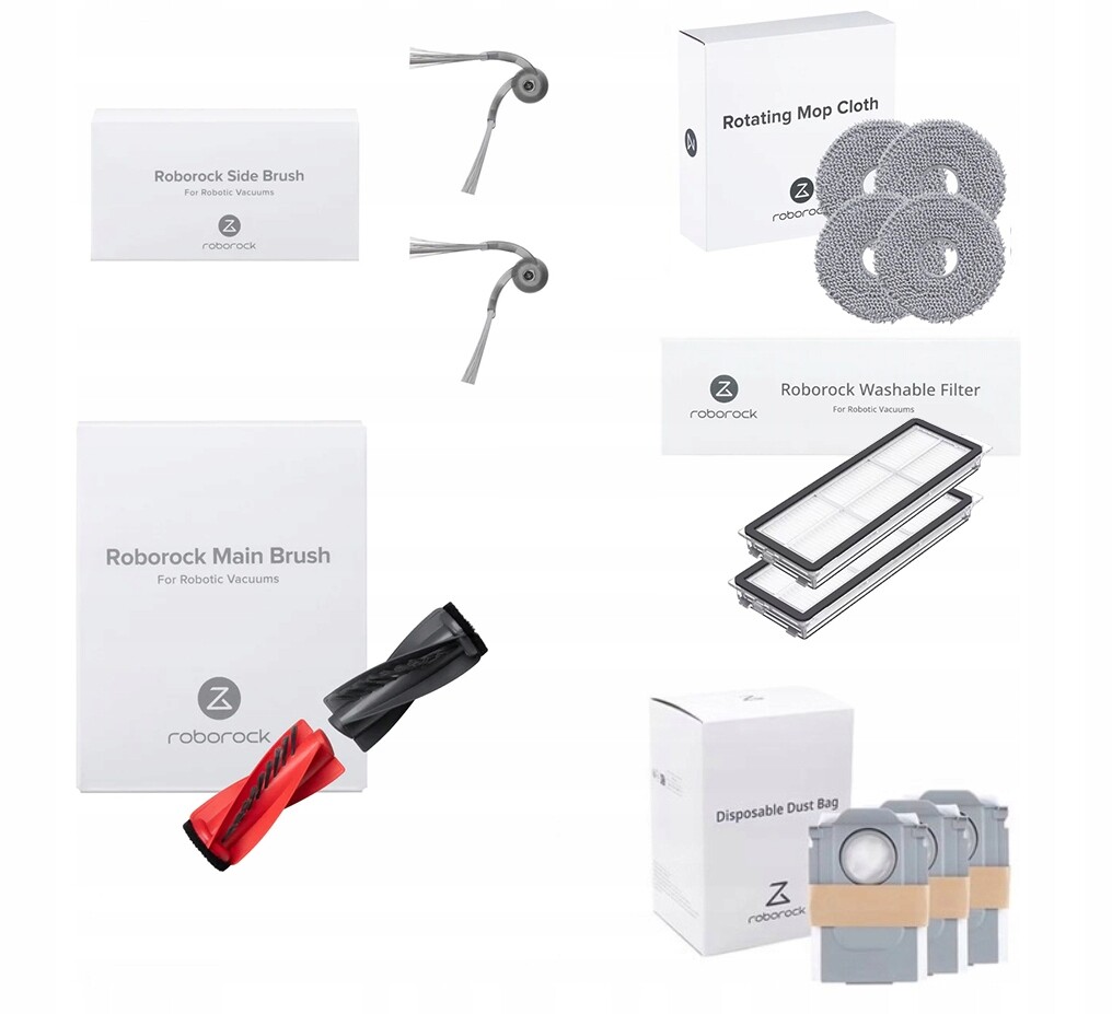 Originální příslušenství kartáče a sáčky pro Roborock Qrevo Curv Edge 5AE