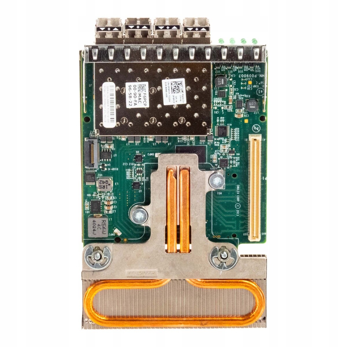 Dell 0F6PCP Quad Port 10GB Eth Emulex OneConnect 4x Cdrrk 10GBase-SR Sfp+