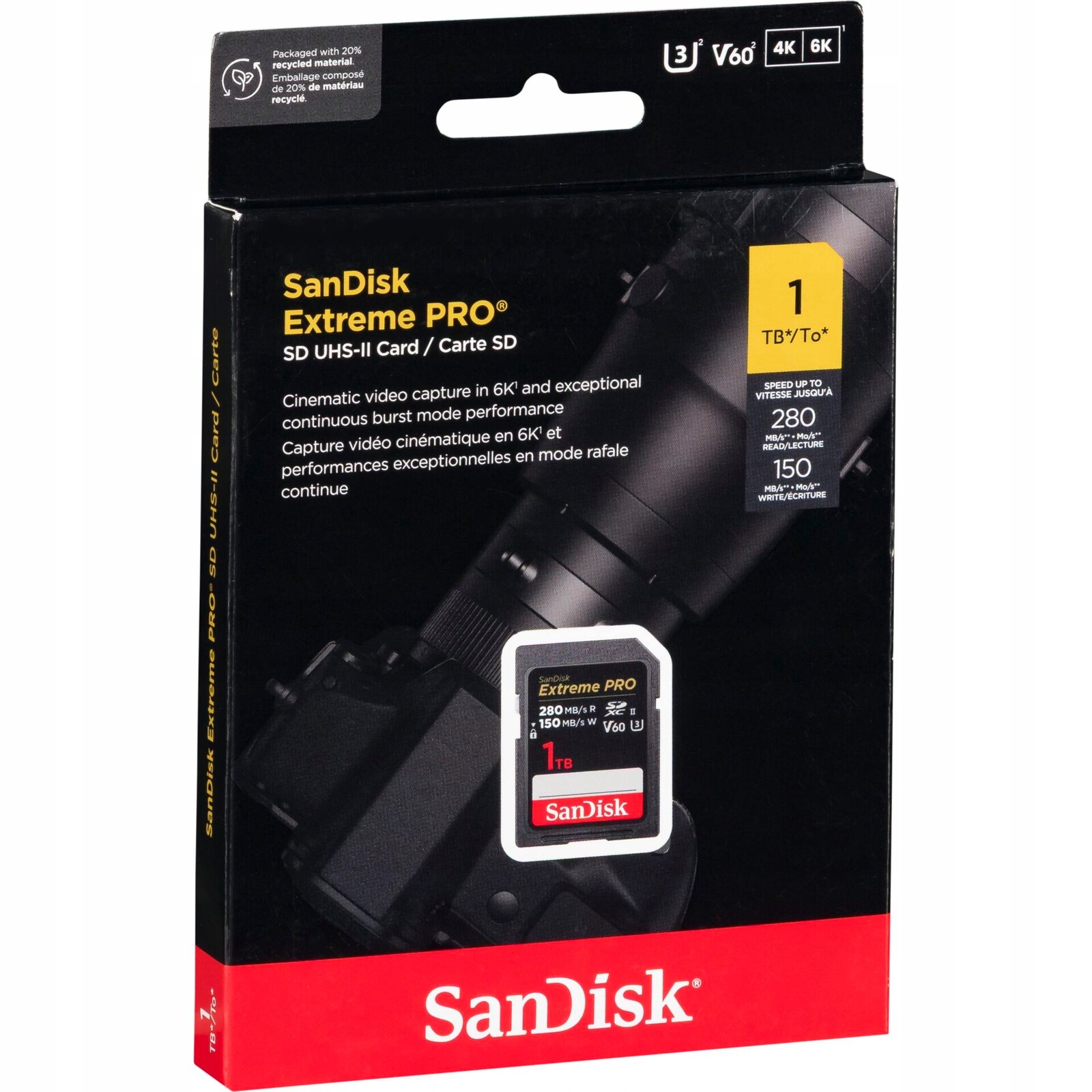 SanDisk Extreme Pro Sdxc 1TB Uhs-ii C10 U3 V60