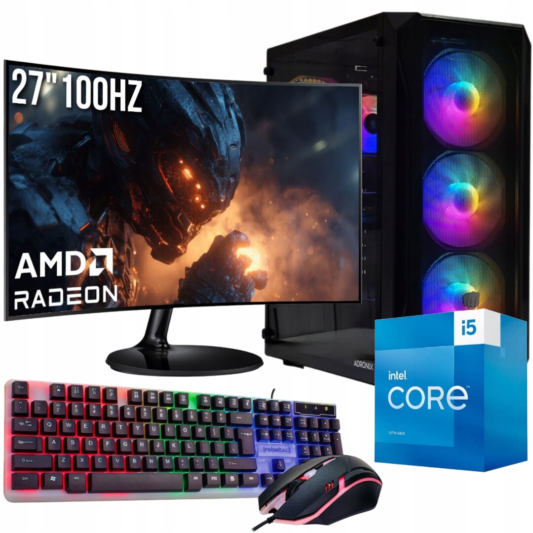 Herní Set I5 32GB Rx 7700XT 12GB Monitor 27