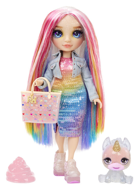 MGA Entertainment Panenka Panenka Rainbow High - Panenka se zvířátkem - Amaya Raine
