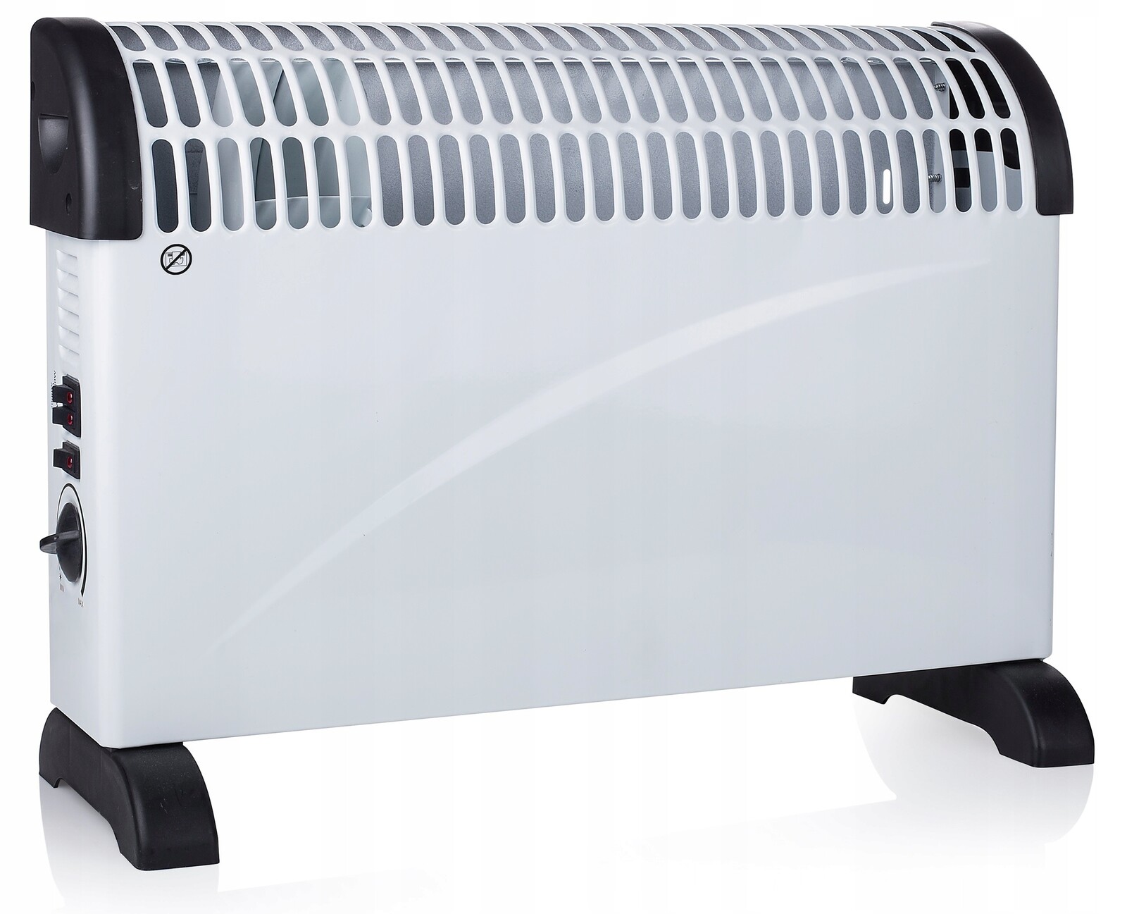 Výkonný konvektorový ohřívač 750 W 1250 W 2000 W, termostat Tichý a kompaktní