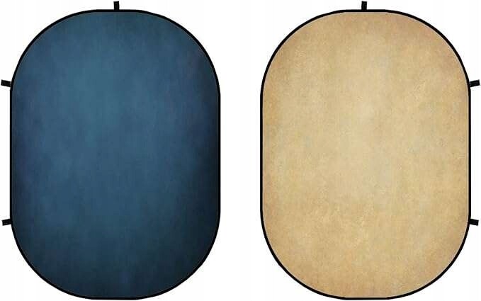 Fotografické pozadí skládací v modro-béžové barvě 1,5 x 2 m