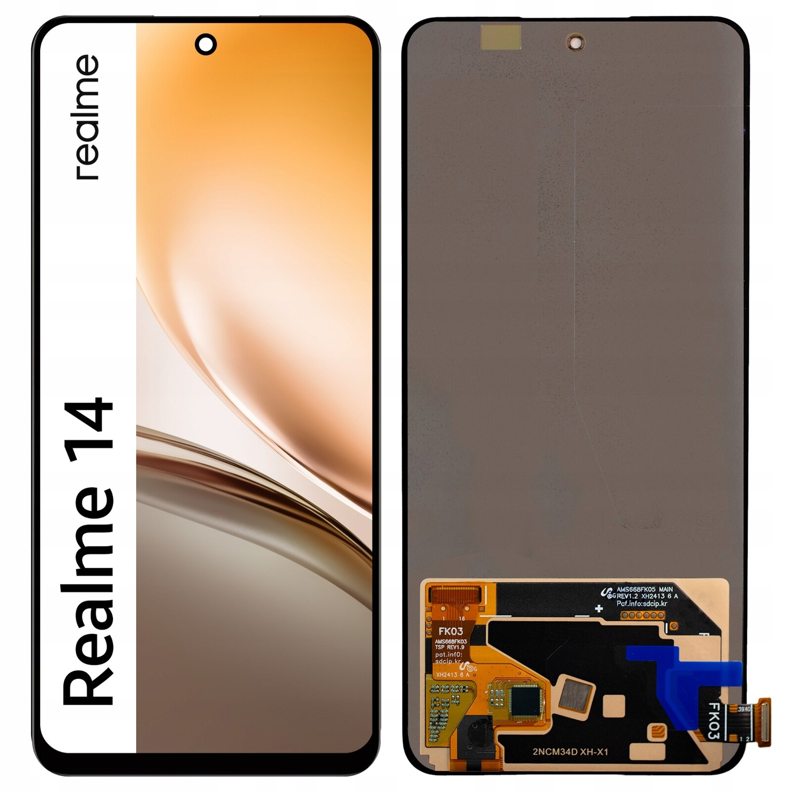 Displej pro Realme 14 LCD Oled displej RMX5070