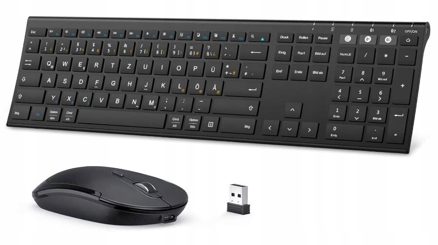 Bezdrátová Myš A Myši Qwertz Seenda černá