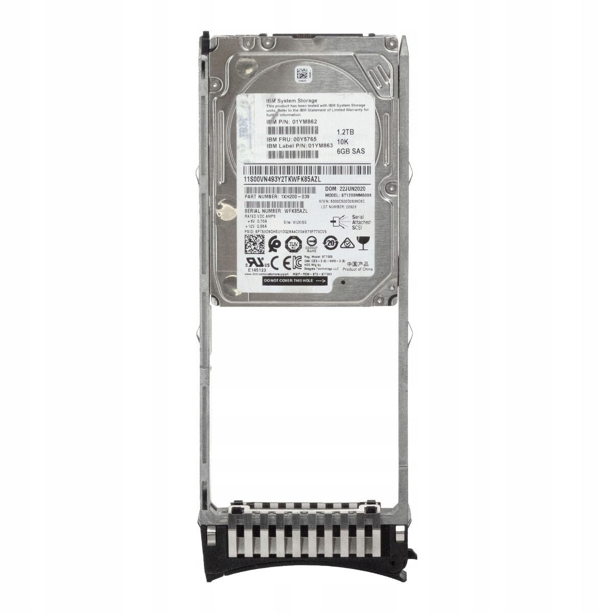 Ibm 00Y5765 01YM862 1,2 Tb 10K 128 Mb SAS-2 2,5'' ST1200MM0009