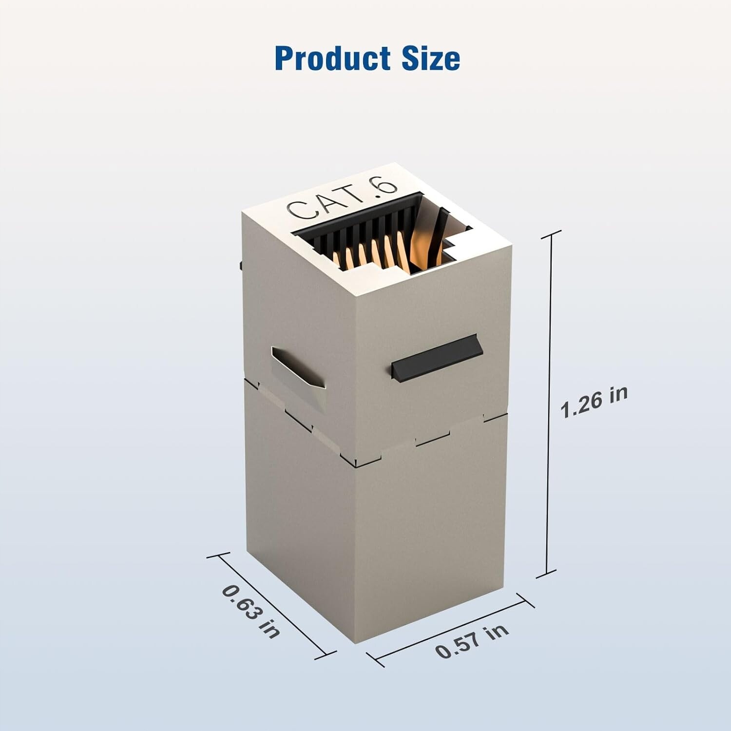 Sada 25 kusů konektorů Keystone Cat6 Fgb, RJ45