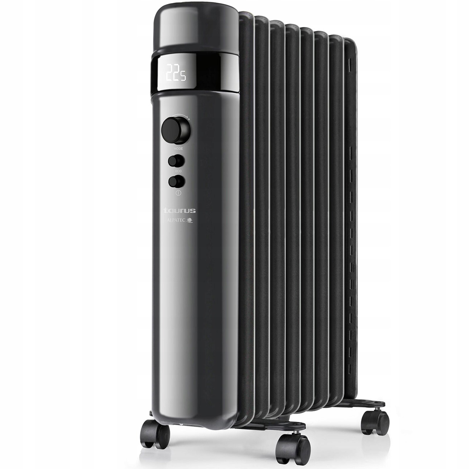 Elektrický Olejový Ohřívač Olejek 9 Žeber Termostat Časovač Taurus 2000 W