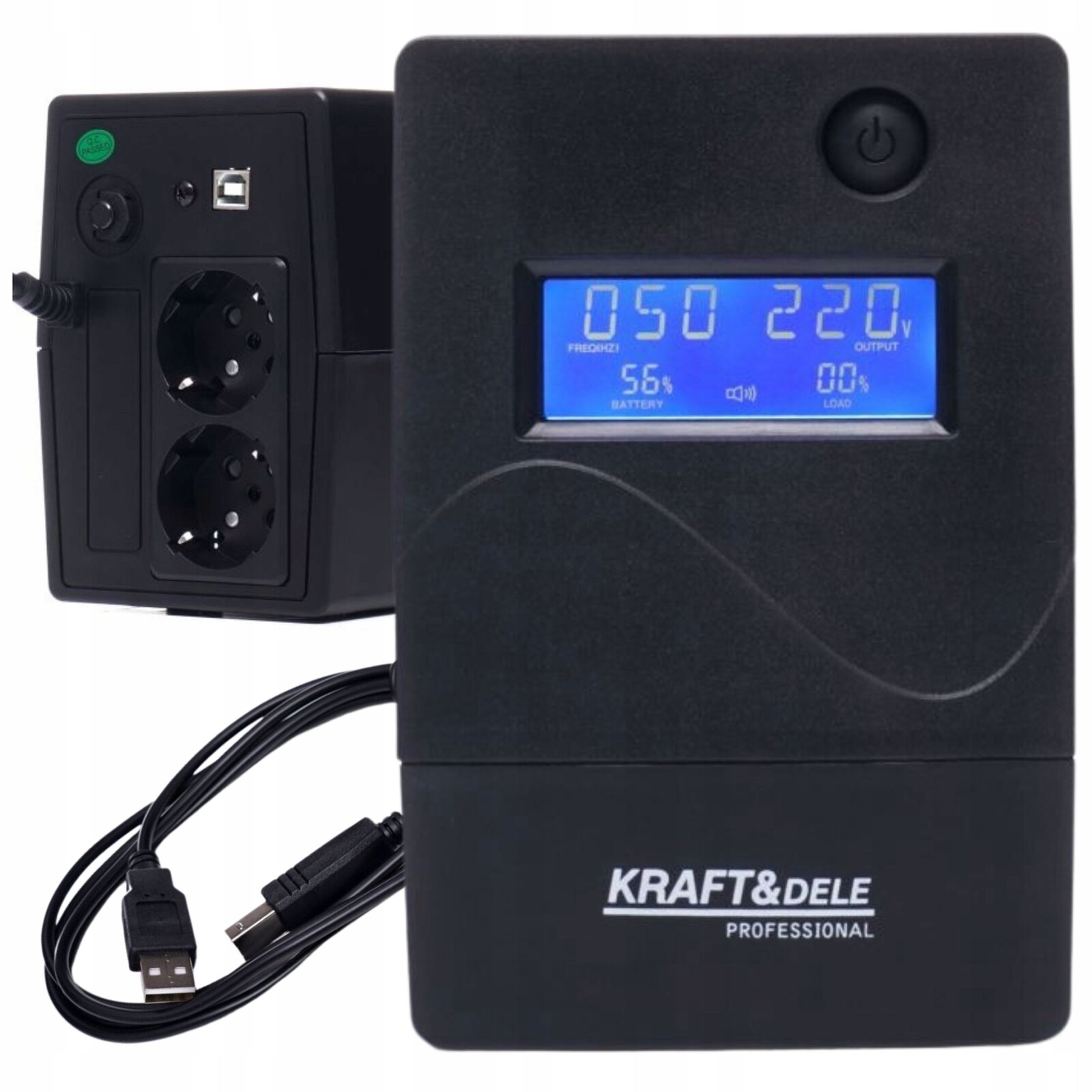 Kraft&Dele Ups 1000VA 9AH LCD displej