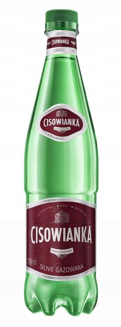 Cisowianka Přírodní silně perlivá minerální voda 700 ml x 18 kusů