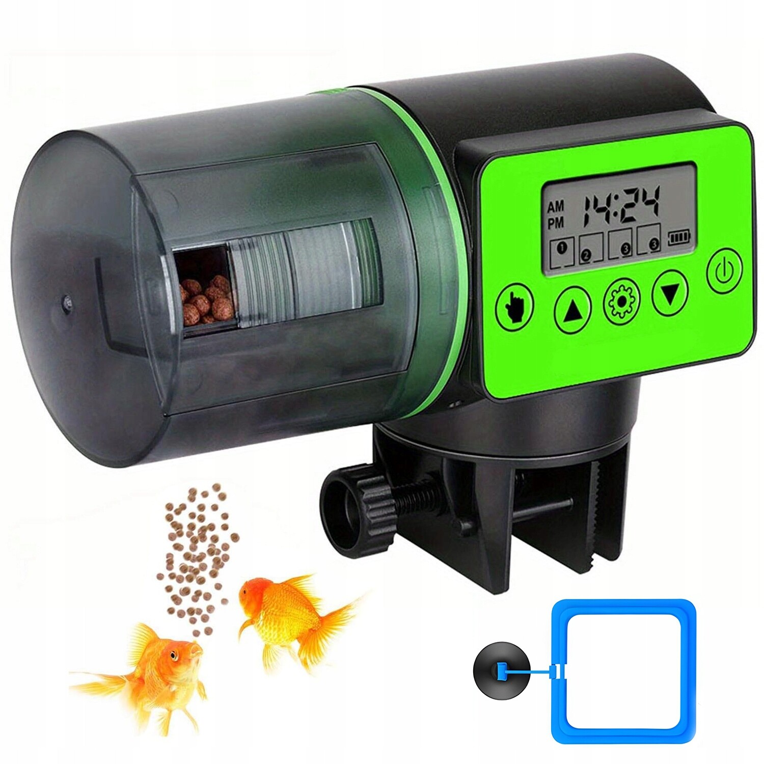 Automatické Krmítko Pro Ryby Do Akvária Dávkovač S LCD displej 200 ML