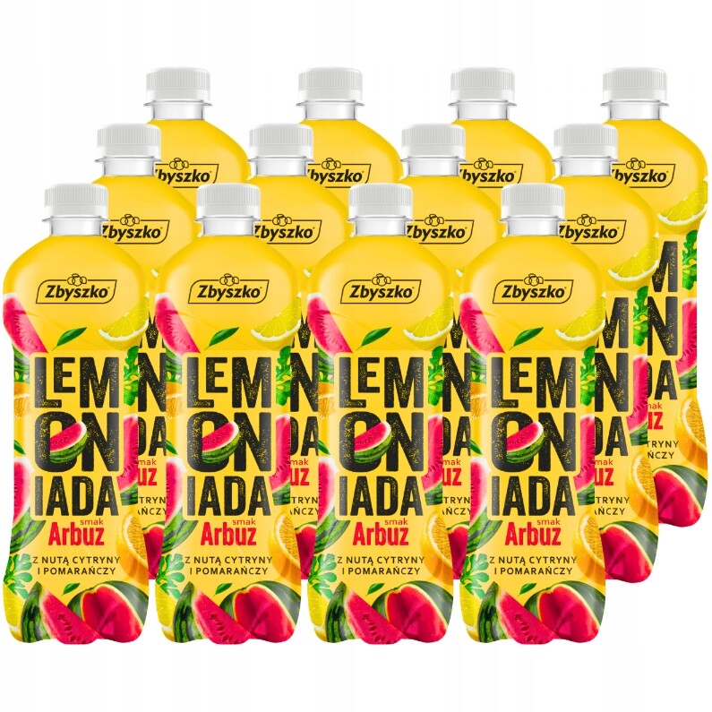 Zbyszko Limonáda příchuť meloun s nádechem citronu a pomeranče 555 ml x 12 kusů