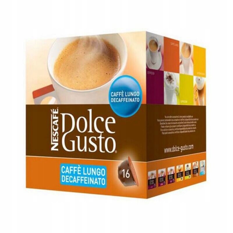 Pouzdro Nescafé Dolce Gusto 94331 Caffè Lungo Decaffeinato (16 kusů)