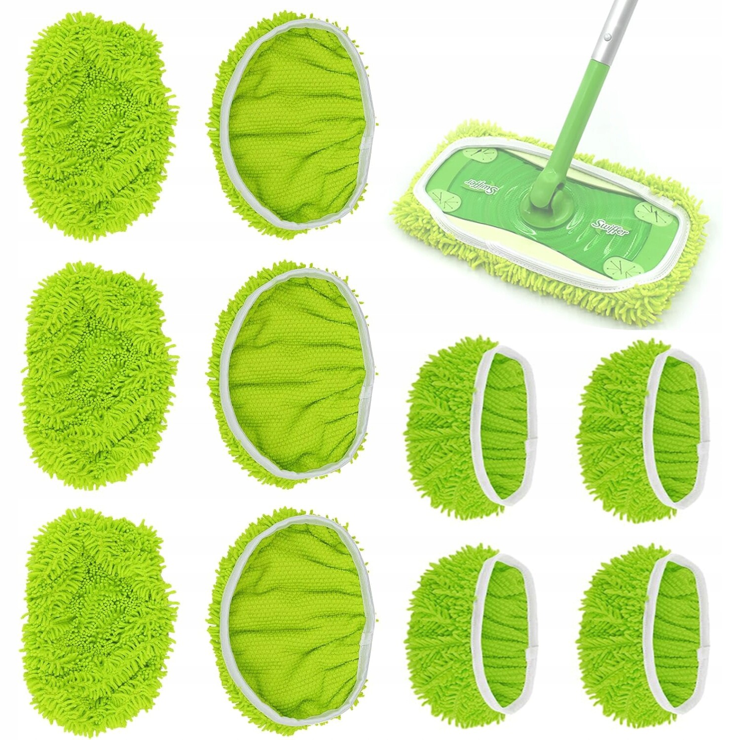 Utěrka Z Mikrovlákna Pro Plochý Mop, Doplňkové Balení Pro Čištění