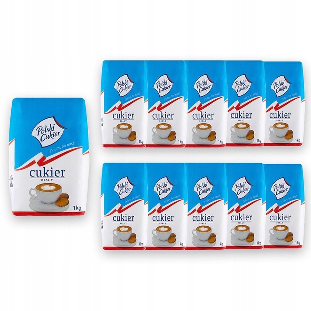 Polský Cukr Cukr 1 kg x 10 kusů