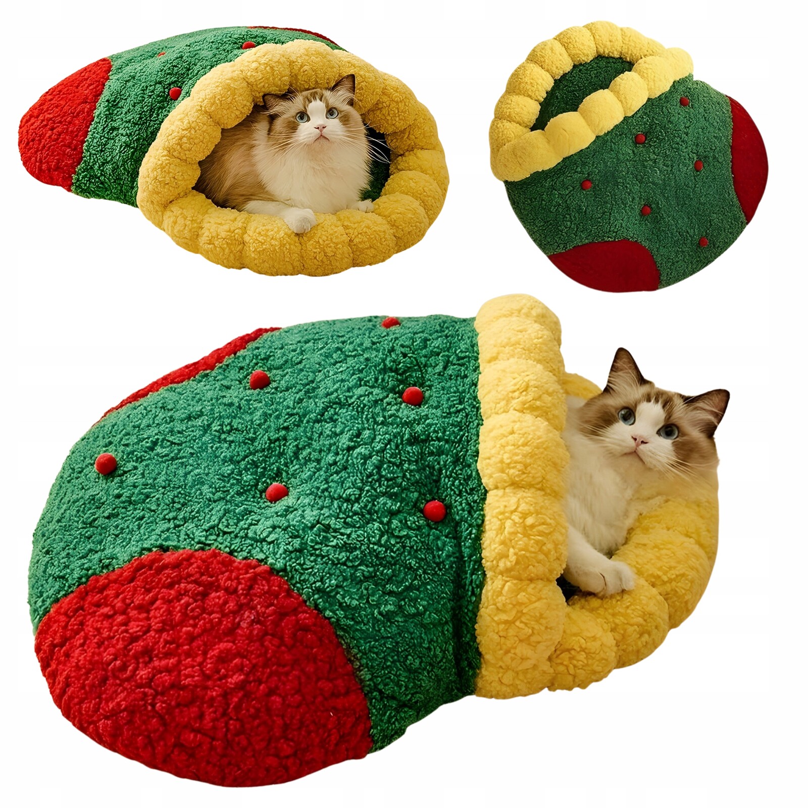 Pelíšek Pro Kočky Vánoční Ponožka Zimní Atmosféra Ve Vašem Domě Siemiec