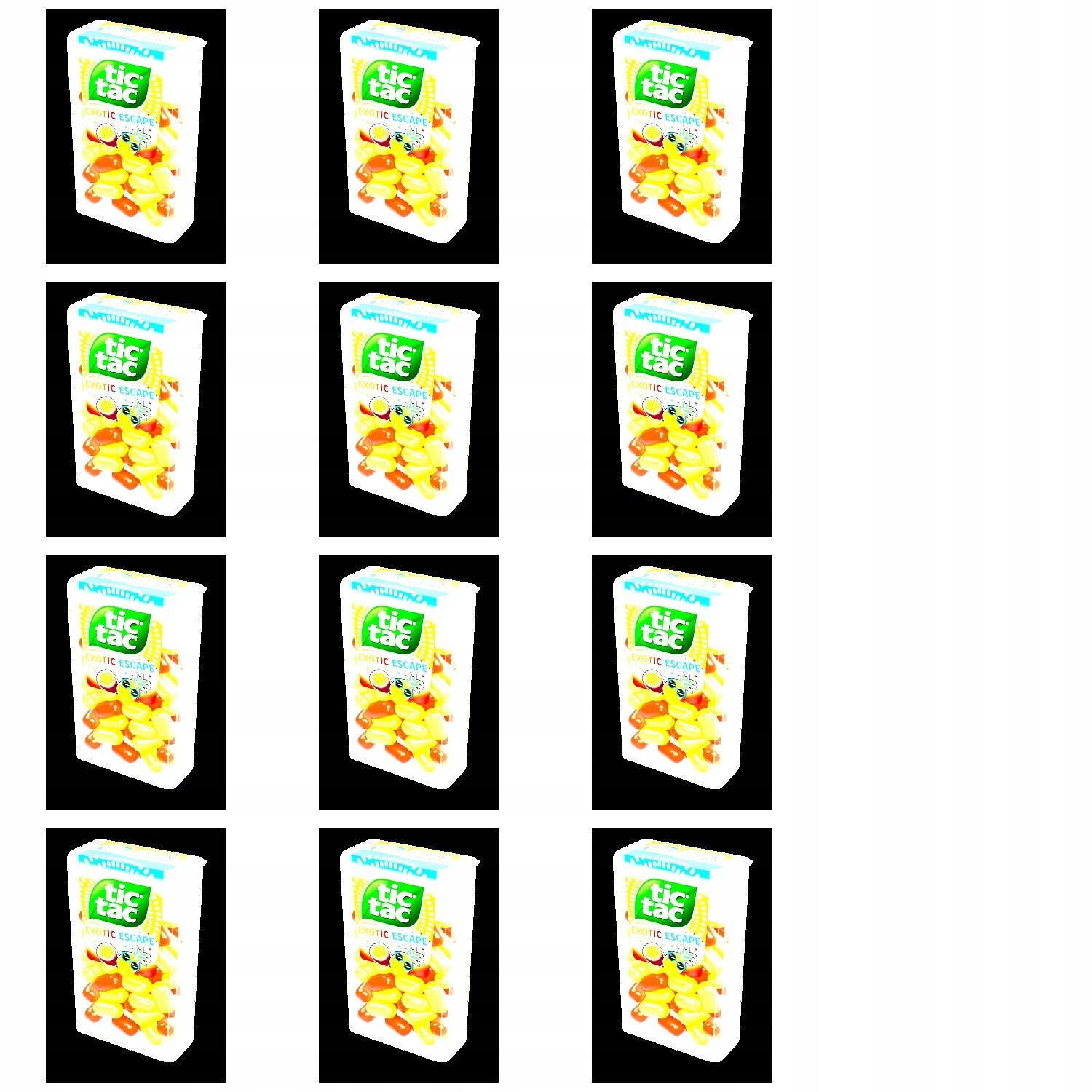 12x 54 g Tic Tac exotic escape Půl Kartonu