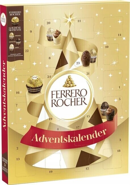 Ferrero Rocher & Goldene Adventní kalendář 258g