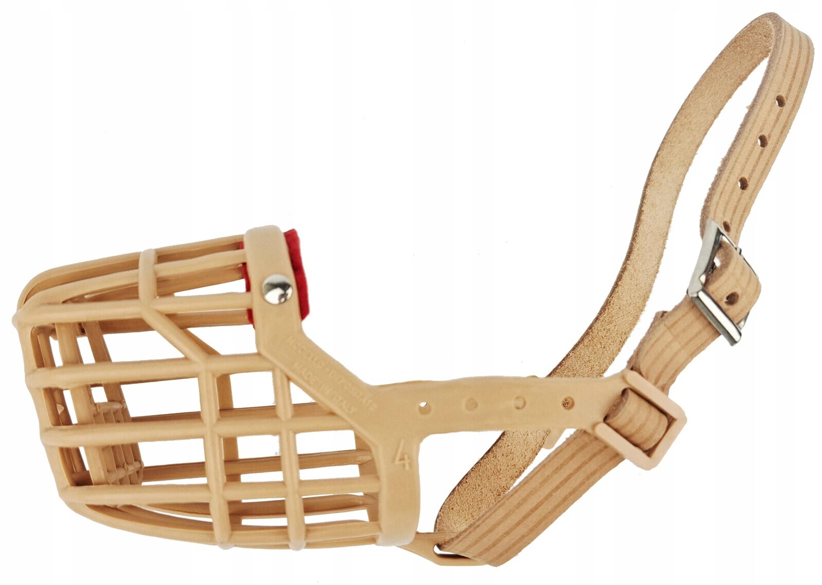 Plastový náhubek pro psa Lehký a odolný Champion 5 (L-23 cm/5,5 cm) Příroda