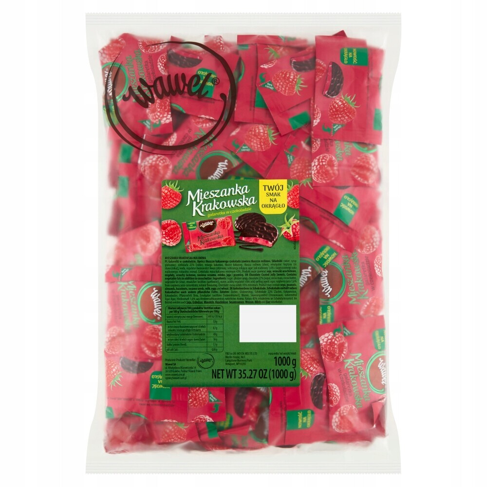 Wawel Krakovská Malinová směs Želé v čokoládě 1 kg