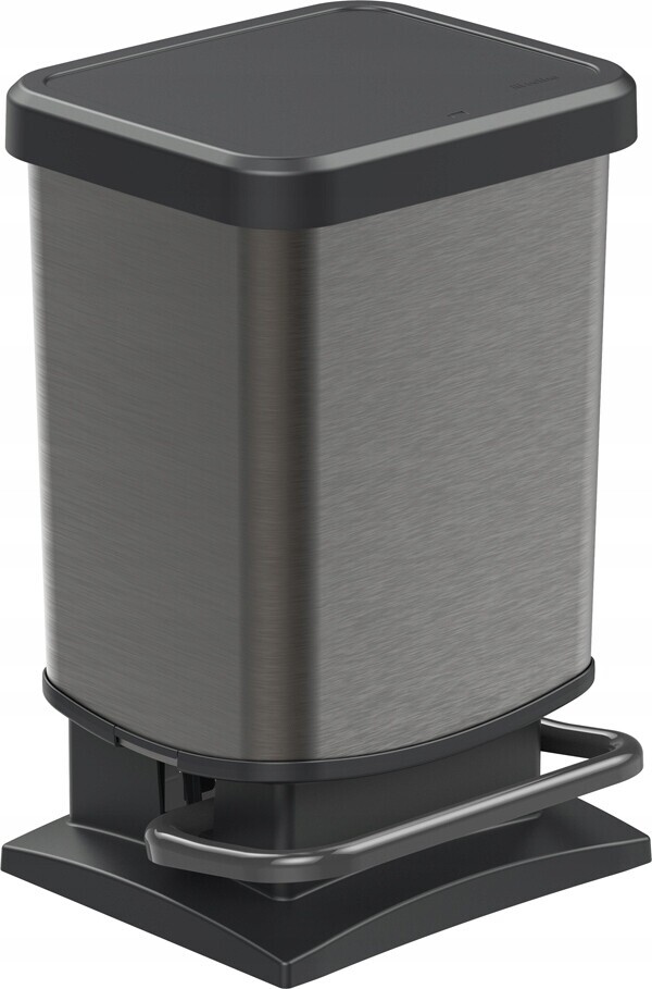 Odpadkový koš s pedálem 20 l Rotho Paso černý