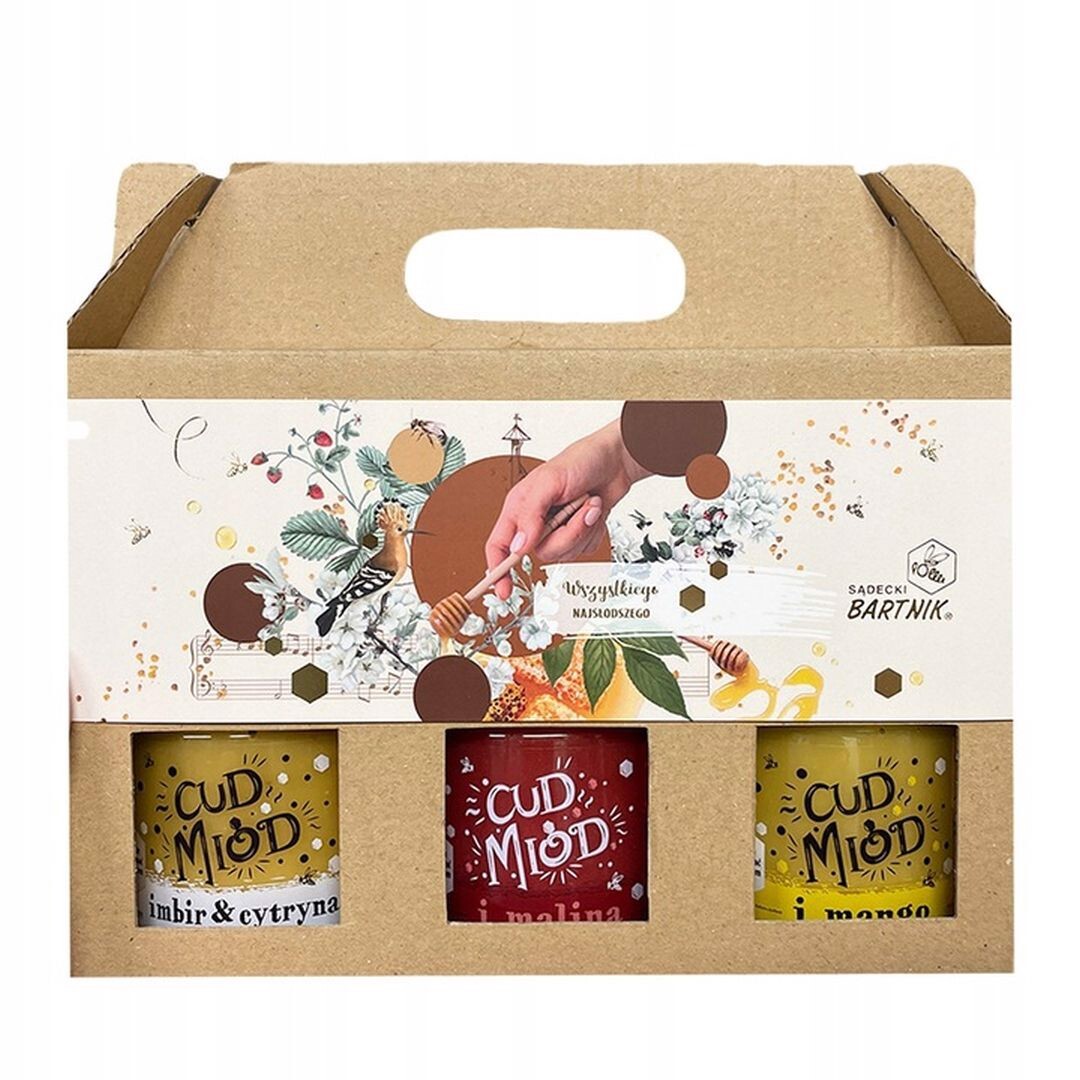 Bartnik Cud Med Mix 3 chuťových medů 250 g x 3 krabička