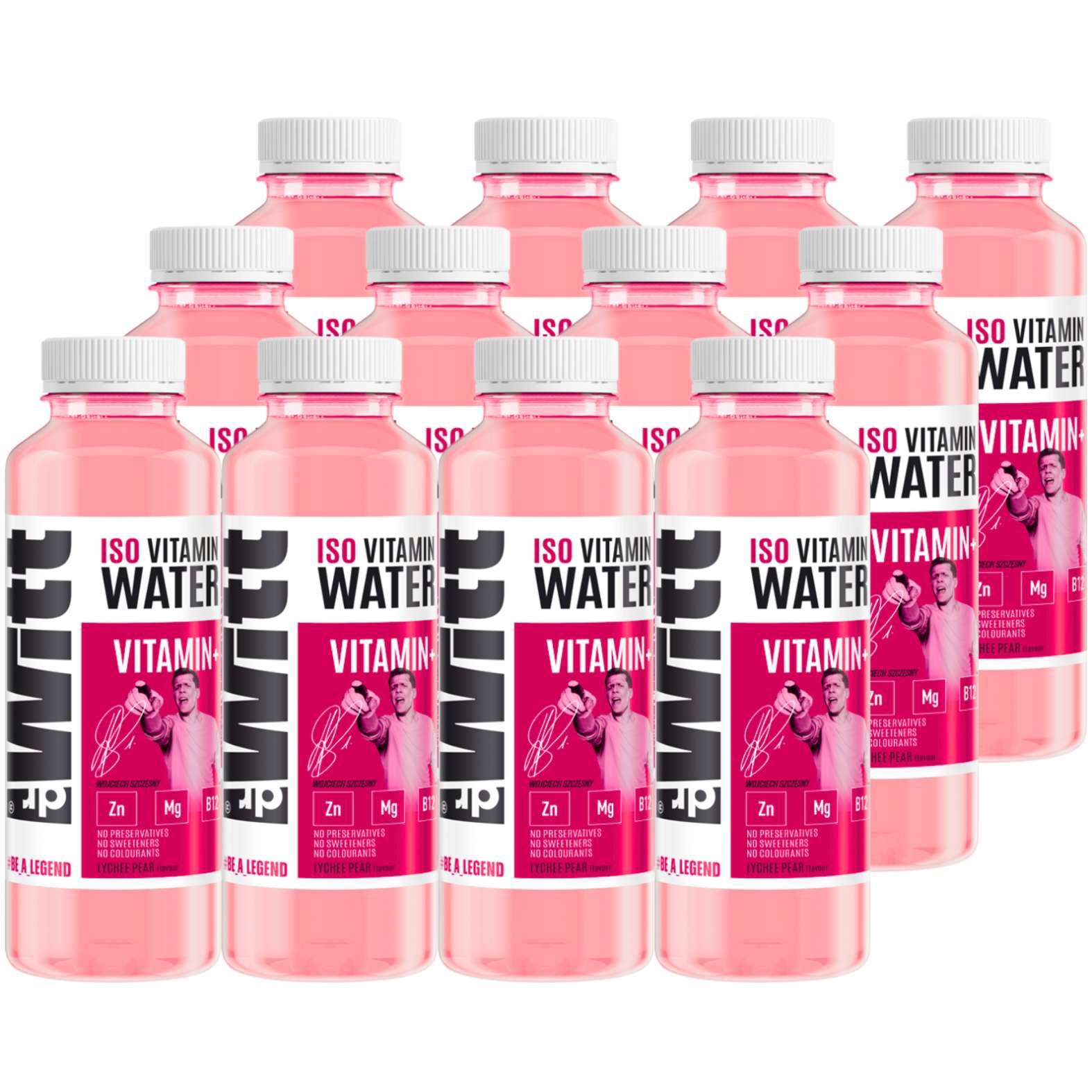 DrWitt Iso Nápoj s příchutí liči-hruška s přídavkem zinku 550 ml x 12 kusů