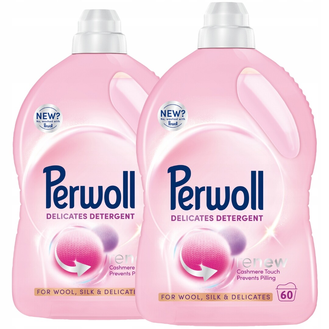 Perwoll Renew Wool Tekutý prací prostředek na vlnu a jemné tkaniny 3l 60 praní x2