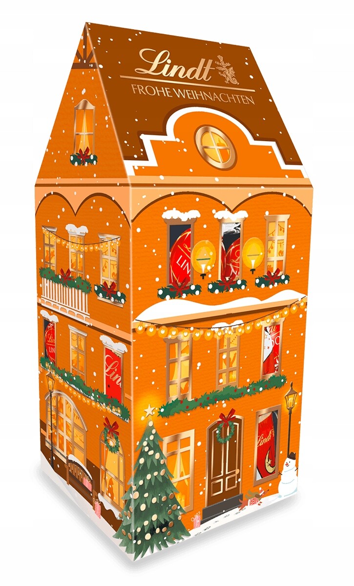 Lindt Velký čokoládový domeček Pralinky 135g Německo