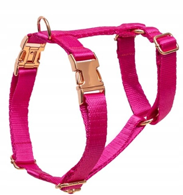 Yourdog Mz Postroj Guardy S fuchsiové kování zlatý