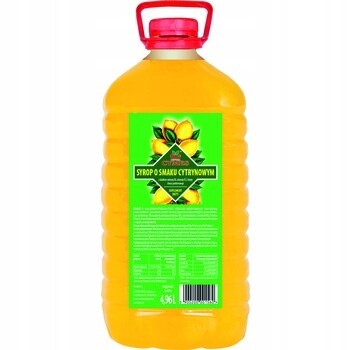 Citronový sirup Victoria Cymes 4,96 l – velká láhev, ideální pro nápoje