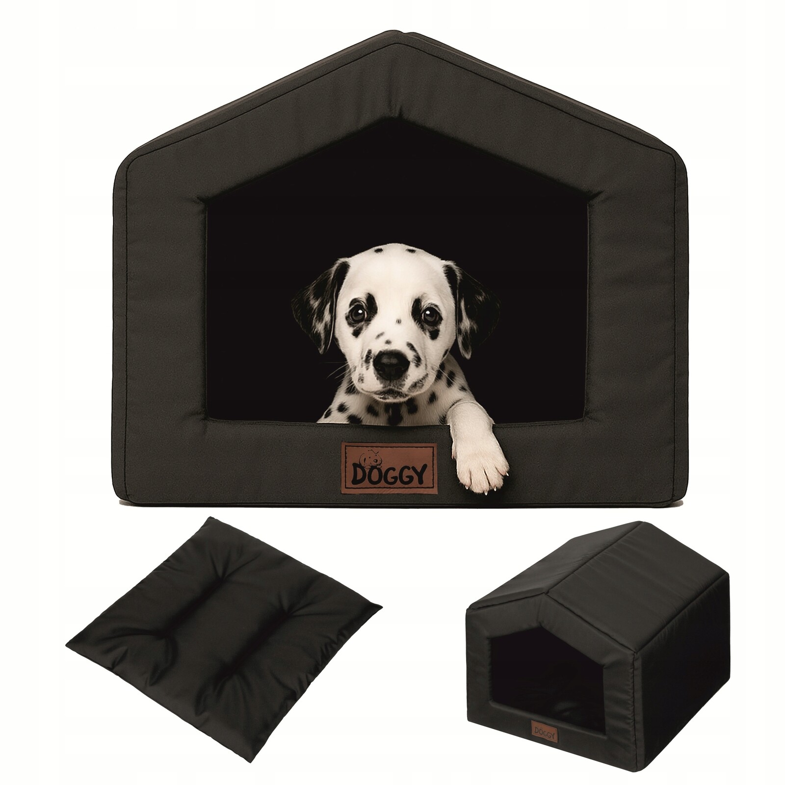 Psí bouda Domeček pro kočky Látková psí bouda s polštářem 45 x 49 cm