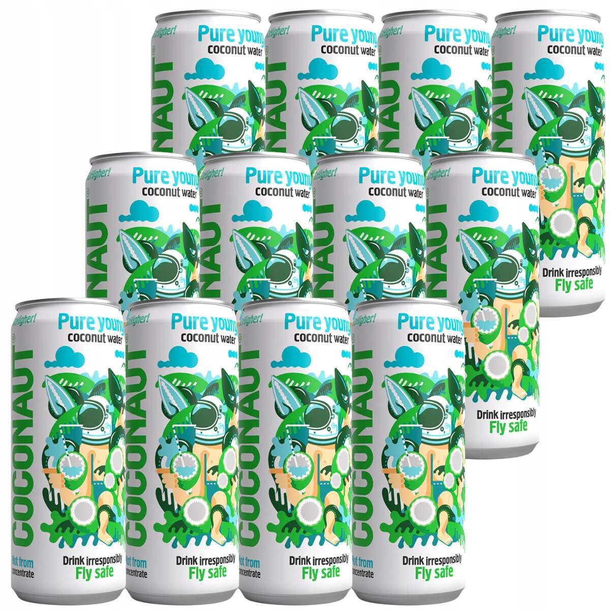 Coconaut Kokosová voda z mladého kokosu 100% 320 ml x 12 kusů